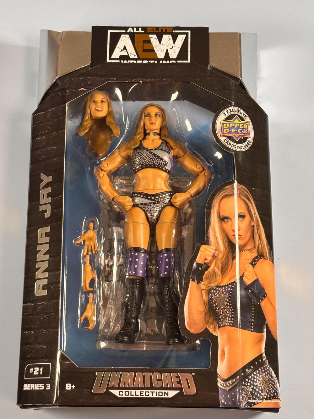 AEW All Elite Wrestling Umatched Anna Jay Series 3 #21 Action Figure New 6”